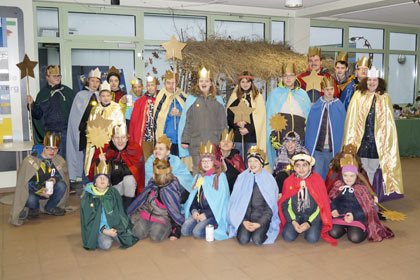 Die Frderschule "Am Alserberg" in Wissen startet zur Sternsingeraktion. Foto: Schule 