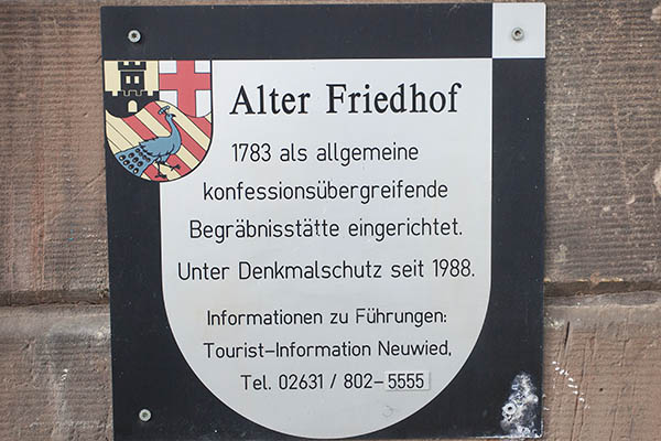 Der Alte Friedhof in Neuwied birgt viele Geheimnisse. Foto: Wolfgang Tischler