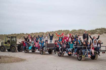 Die Treckerfahrt machte einen Riesenspa. Foto: pr