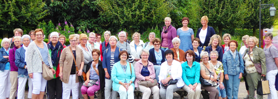 Die Grten von Appeltern/Holland waren Ziel der Landfrauen