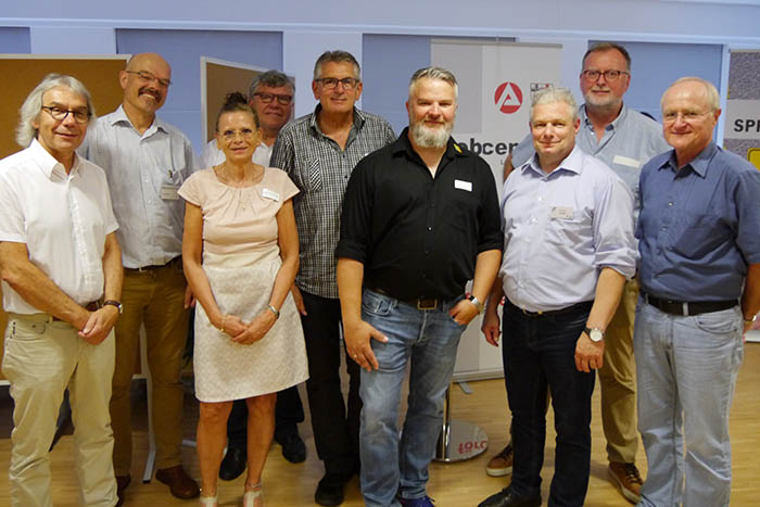Von links: Frank Potthast, Gert Saborowski (IAL Institut fr angewandte Logistik GmbH Koblenz), Marion Plettenberg (BKF Berufskraftfahrerschule Neuwied), Michael Mahlert, Herr Lenz (BBZ Berufsbildungszentrum Altenkirchen), Marcus Oberlies (SVG Straenverkehrsgenossenschaft Neuwied), Thomas Haak (AA Auendienstakademie Koblenz), Karl-Ernst Starfeld (Leiter der Agentur fr Arbeit Neuwied), Manfred Plag (Geschftsfhrer Jobcenter Neuwied). Foto: privat