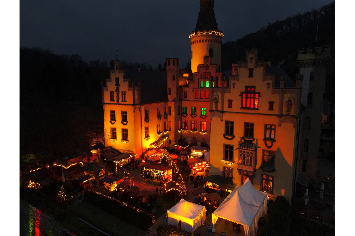 Der Weihnachtsmarkt 2021 auf Schloss Arenfels. (Foto: Schloss Arenfels)