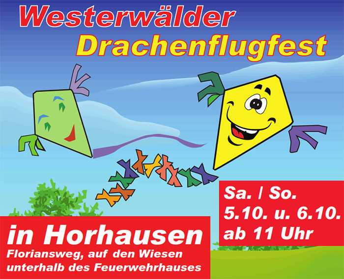 Spektakulre Drachen beim 17. Westerwlder Drachenflugfest