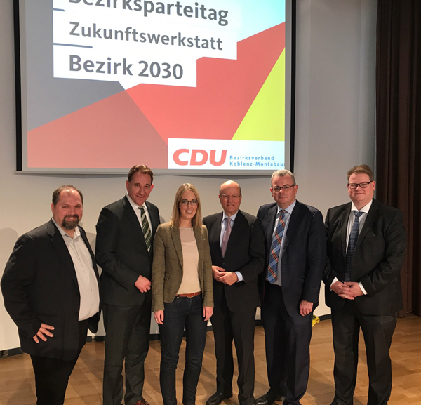 CDU-Bezirksverband Koblenz-Montabaur whlt neuen Vorstand 