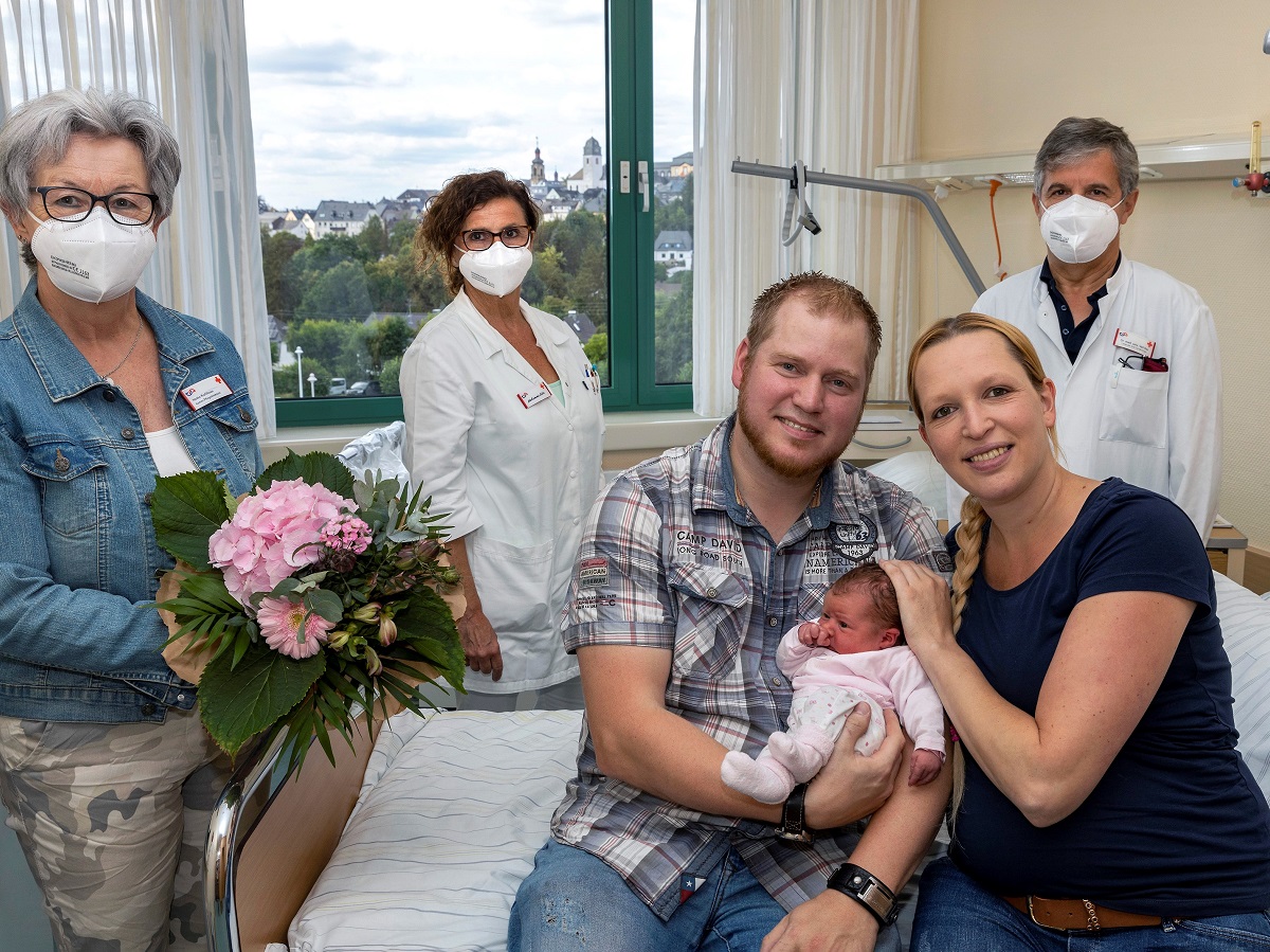 Die kleine Sophie Jolie ist das 500. Baby in diesem Jahr in Hachenburg. (Foto: Rder-Moldenhauer / Quelle: DRK Krankenhaus Hachenburg)
