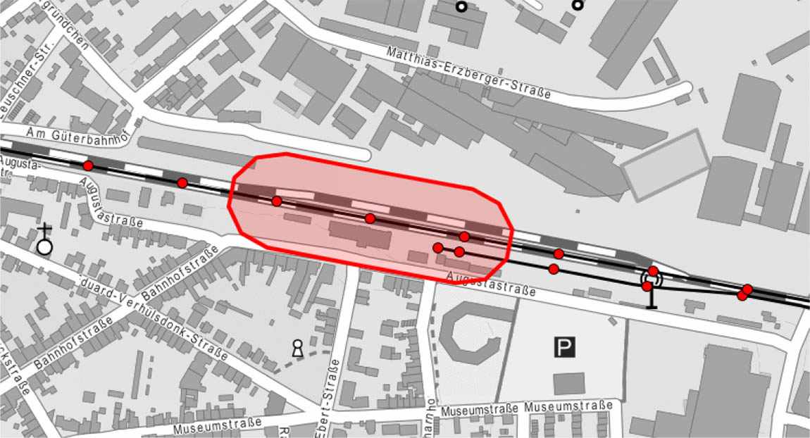 Gleisbauarbeiten am Bahnhof Neuwied