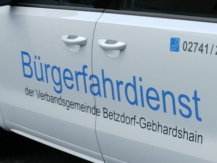 Der Brgerfahrdienst der VG Betzdorf-Gebhardshain ist seit Juli wieder aktiv. (Foto: VG Betzdorf-Gebhardshain/Archiv)


