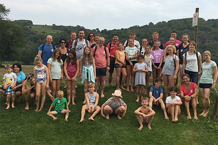 Die Gruppe beim Familienausflug der Rope Skipper hatte viel Spa. Foto: Turn- und Sportgemeinde Irlich 1882 e.V.