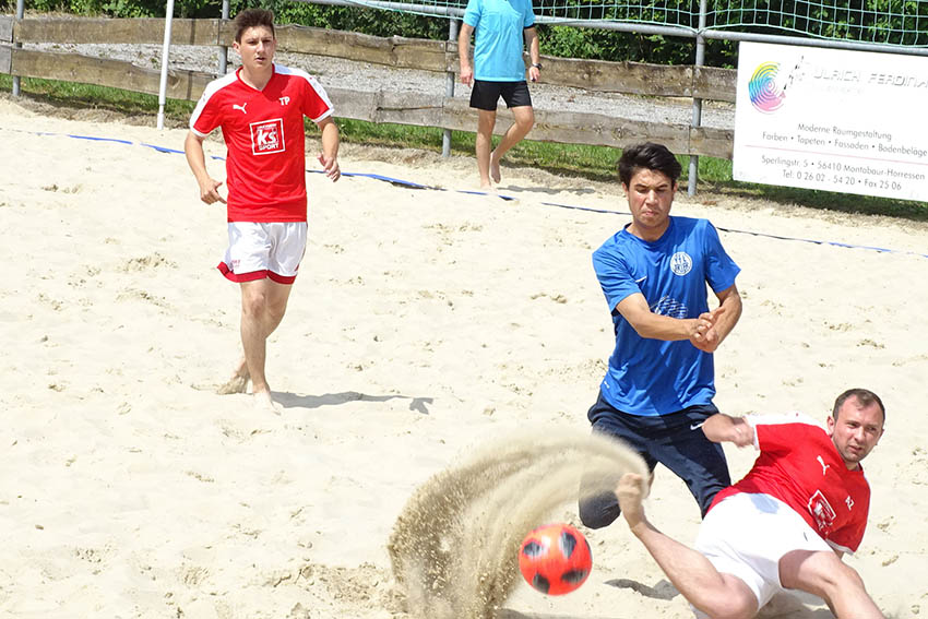 Beachsoccer-Cup des Fuballverbandes Rheinland in Dernbach