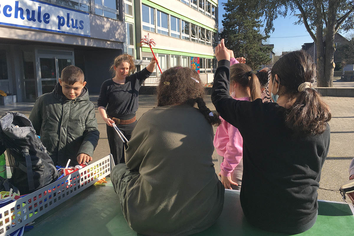 Rhythmus und Jonglage an der Realschule Unkel
