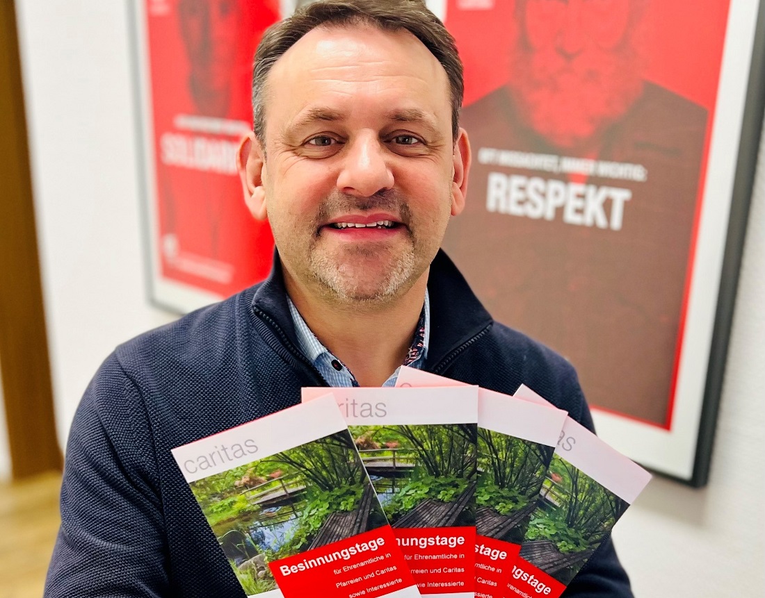 Rainer Lehmler, Referent Gemeindecaritas, verspricht zwei interessante Besinnungstage mit tollen Referenten und tiefgreifenden Themen. (Fotoquelle: Caritasverband Westerwald-Rhein-Lahn e.V.)