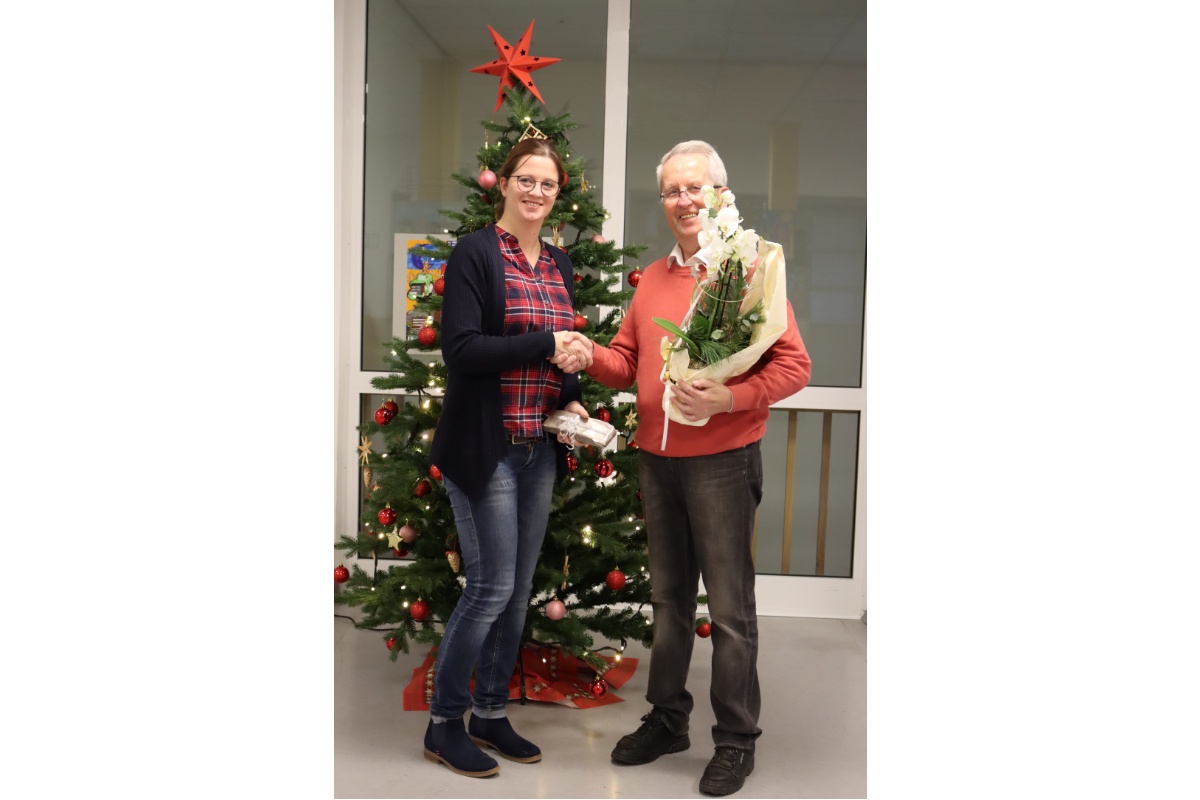 Im Rathaus von Montabaur hat der Erste Stadtbeigeordnete Gerd Frink jetzt Janine Best, die ehemalige Ortsvorsteherin von Reckenthal, verabschiedet. (Foto: privat)