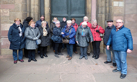 Zu Gast in Mainz weilte die Gruppe des BGV Betzdorf. Foto: Verein