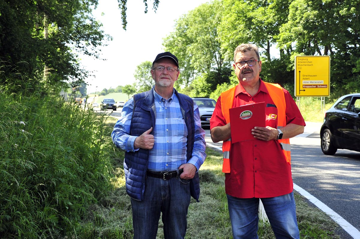 Verkehrszhlung am Kreisverkehr Hachenburg: Wie viele nutzen den Blinker?
