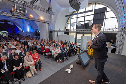 Referent Jon Christoph Berndt. Foto: IHK/ Matthias Brand, Focus Vallendar