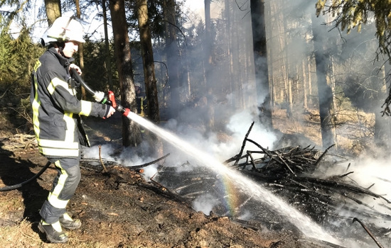 Zwei Brnde forderten die Hammer Feuerwehr