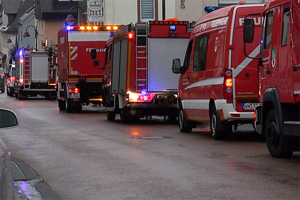 Brand im Seniorenheim in Dernbach