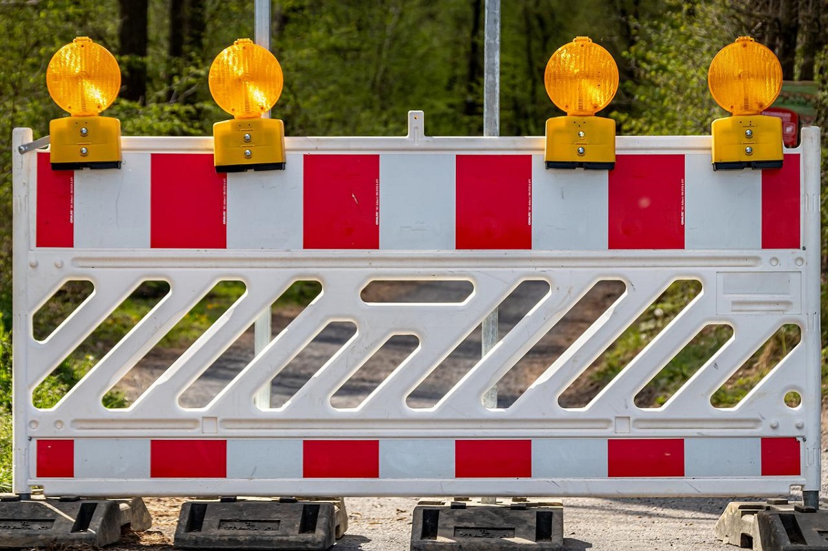 Temporre Vollsperrungen der Brcke Grafenwerth