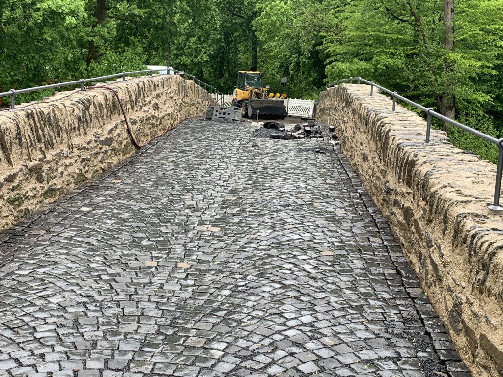 Hendrik Hering: Nisterbrcke vor Vollendung