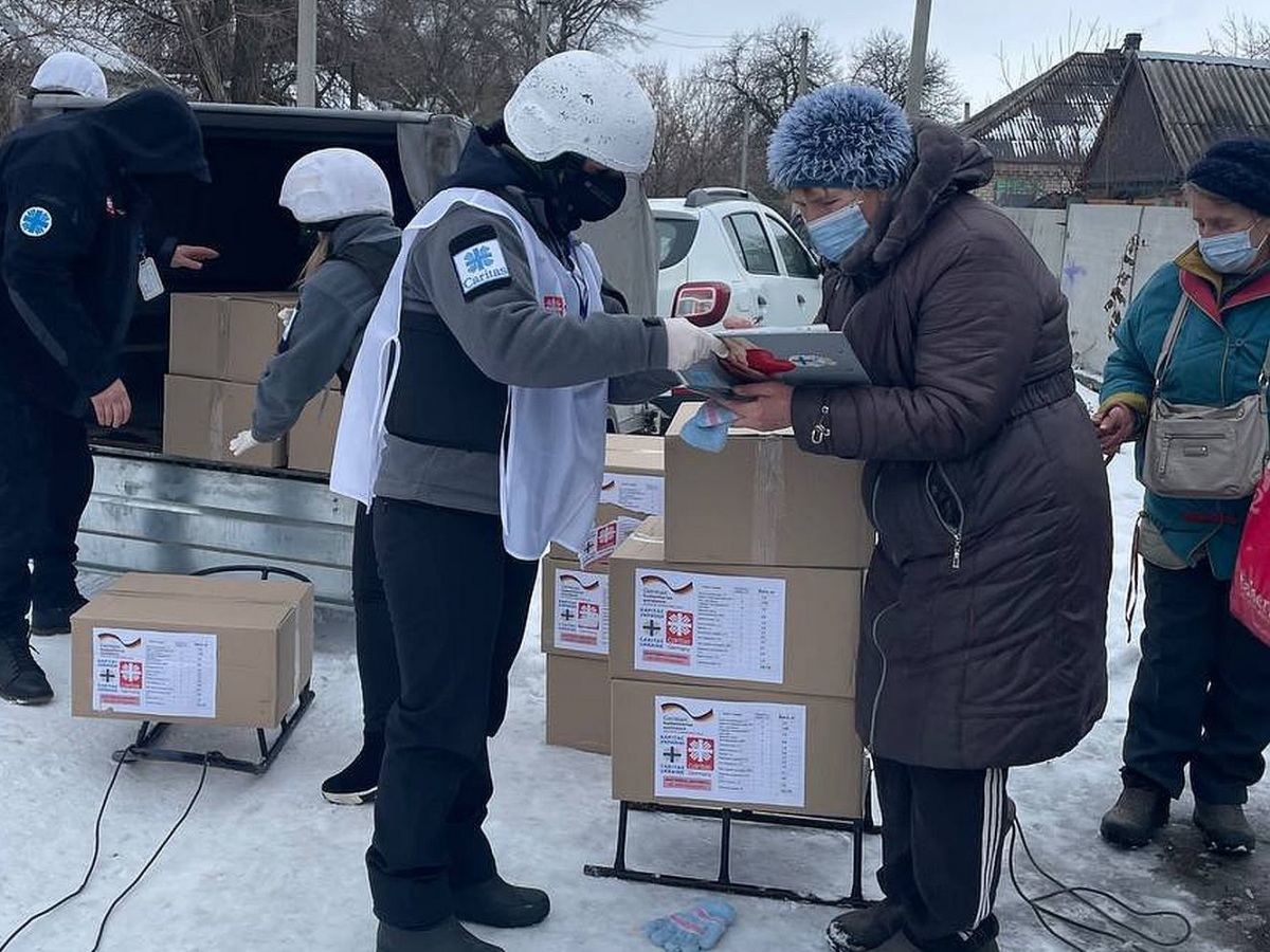 Die Mitarbeiter von Caritas international helfen den Menschen in der Ukraine (Foto: Caritas international)