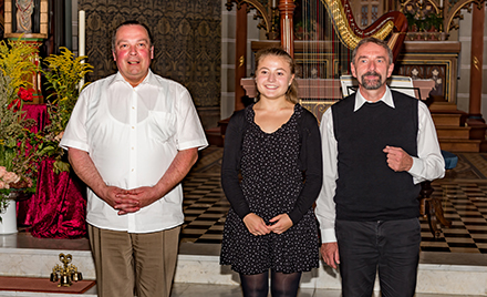 Es gab stehende Ovationen fr die Mitwirkenden des Konzertes in St. Michael. Foto: pr