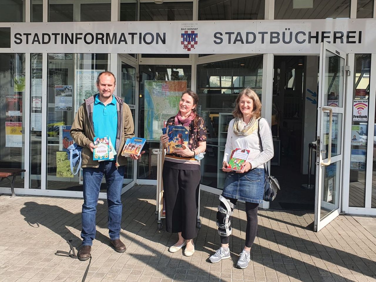 Dank Spende: ukrainische Literatur in der Stadtbcherei Bad Honnef