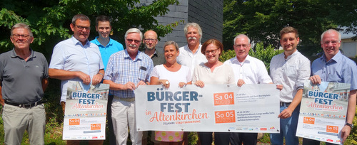 Die engagierte Projektgruppe, die das Brgerfest vorbereitet hat. (Foto: Veranstalter)