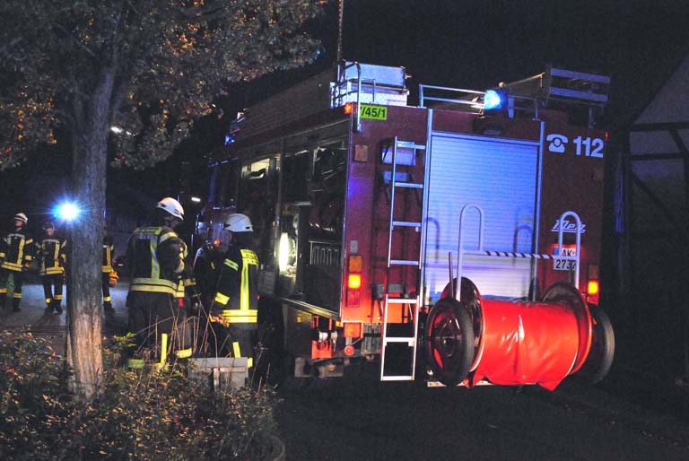 Lschgruppenfahrzeug Oberlahr im Einsatz (Fotos: kk)