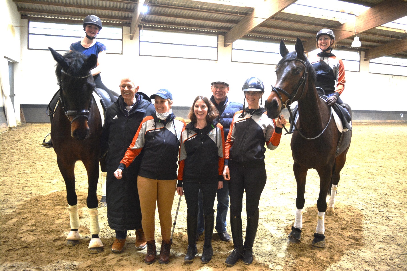 Training fr Para-Dressurreiter mit Handicap auf dem "Gestt Weitblick" in Langenhahn