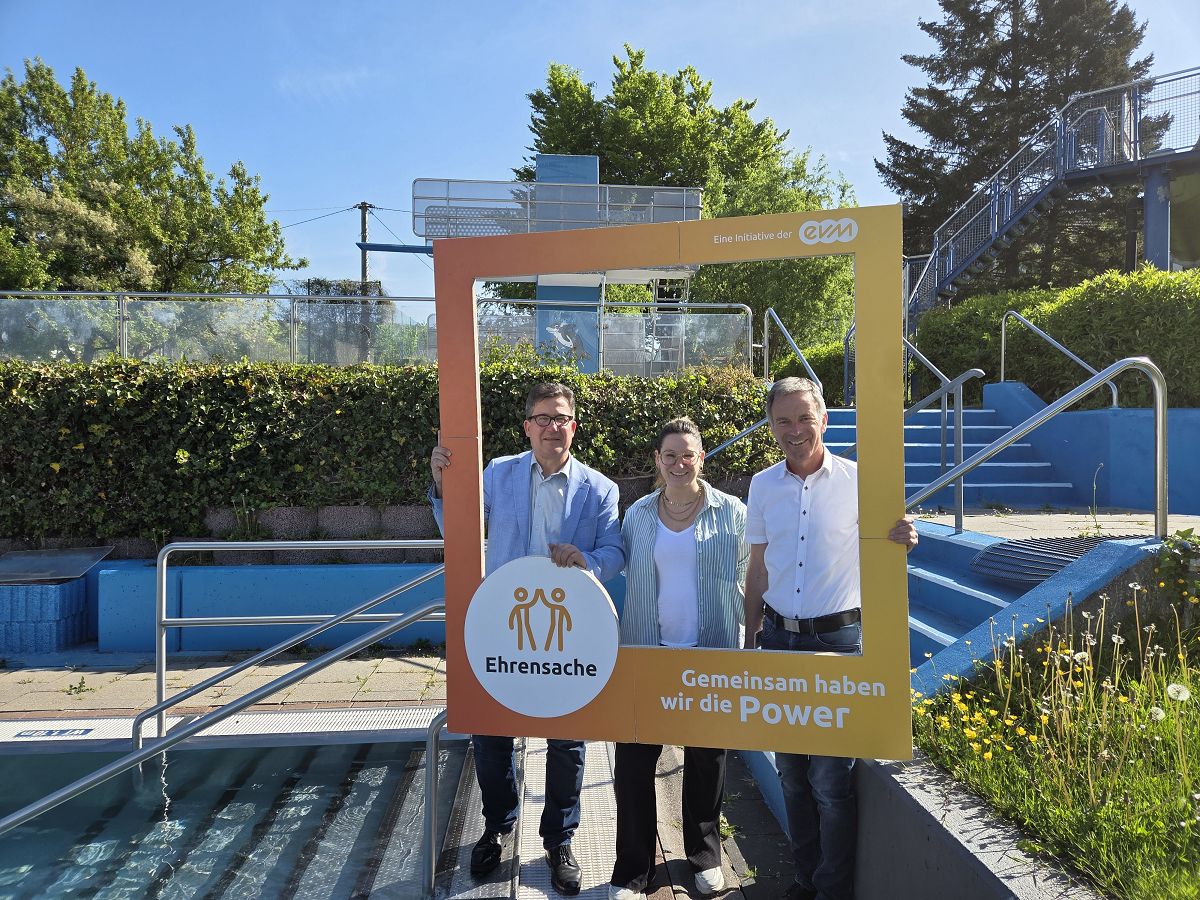 Spende fr das Freibad Linz  Untersttzung aus der Region sichert Erhalt