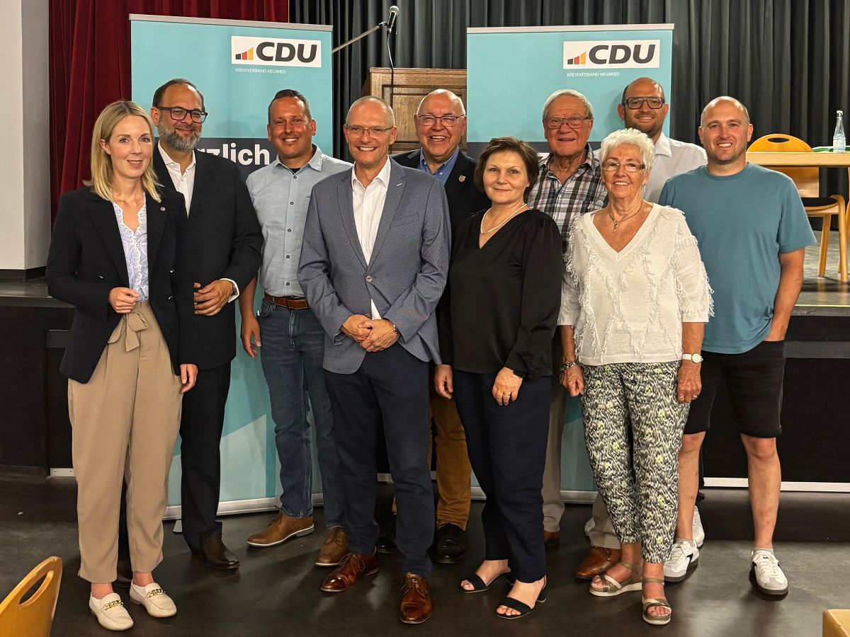 CDU whlt Jrgen Schmied als Direktkandidat im Wahlkreis Linz am Rhein-Rengsdorf