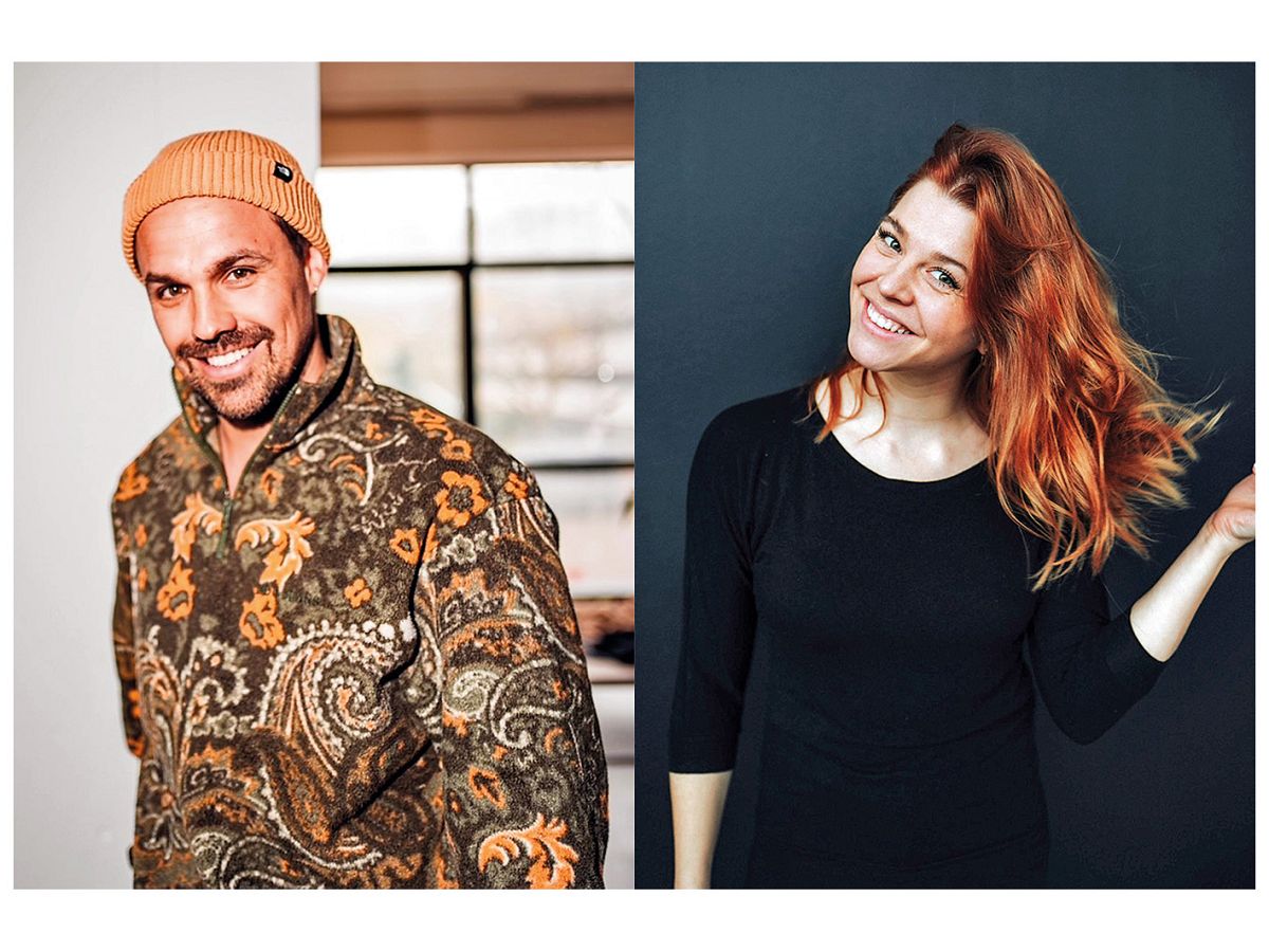 v.l.: Lukas Wandke (Foto: Frederik Lwe), Laura Brmmer (Foto: Denise Leiting)