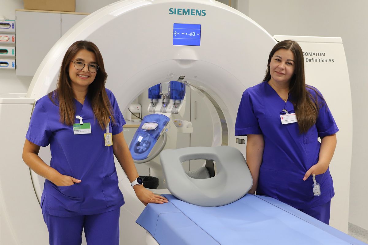 Zwei neue Radiologie-Fachkrfte starten im Diakonie Klinikum Siegen