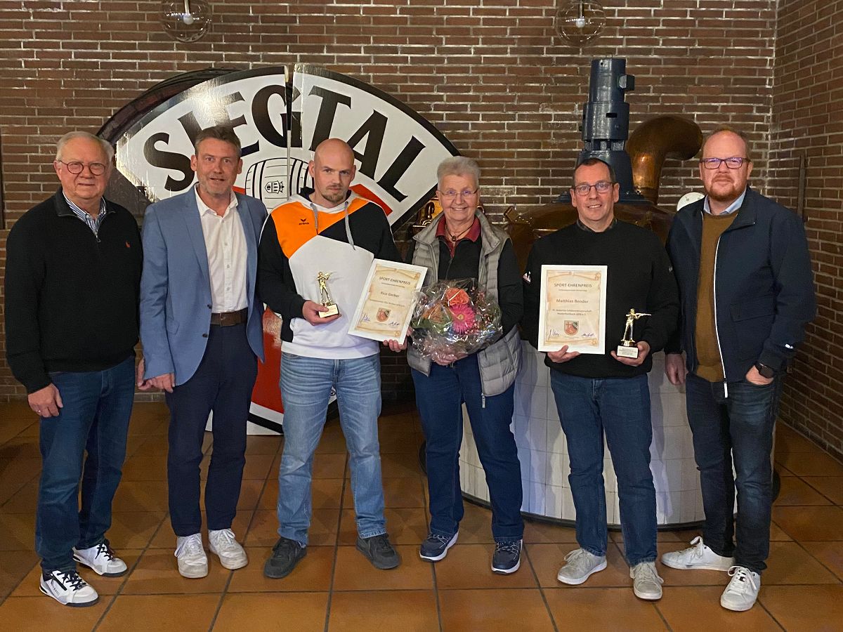 Sport-Ehrenpreis fr Schtzen Matthias Bender und Rico Gerber verliehen