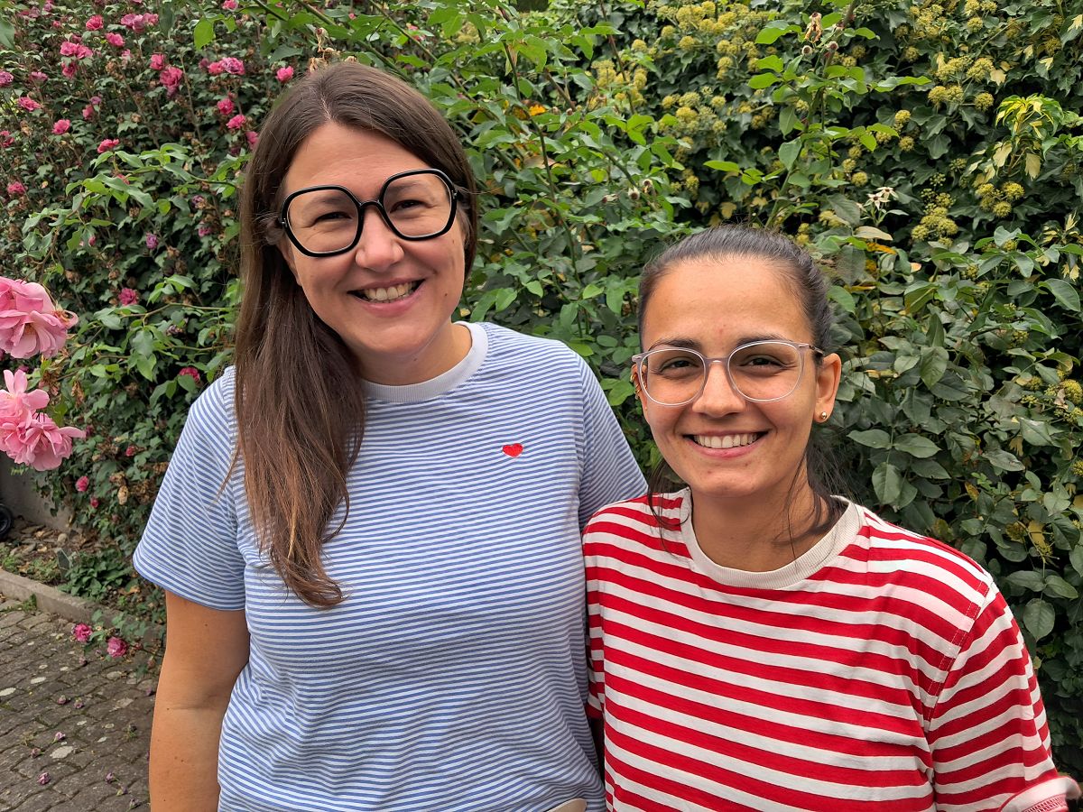 Die qualifizierten Trauerbegleiterinnen Jenny Jung und Teresa Mautes bieten die Gruppe Wegstck fr junge Erwachsene an. (Foto: Beate Christ)