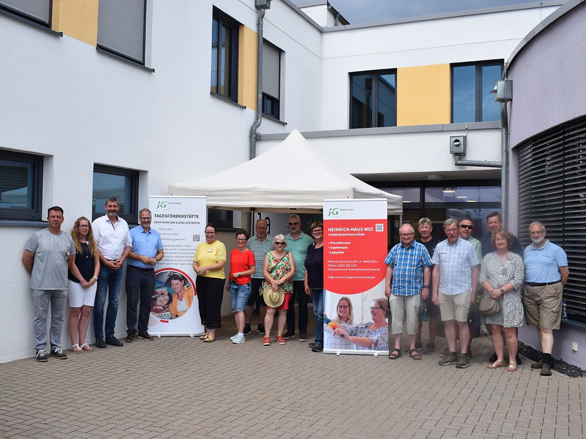 Besuch und Gespr�ch beim Heinrich Haus.	(Foto: Katharina Leukel)