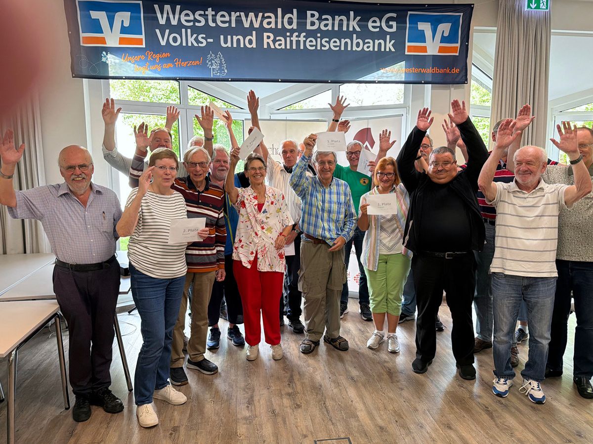 Alle Preistr�ger des Rheinland-Pfalz Senioren Open 2026. (Fotoquelle: Wolfgang Cleve-Prinz | Schachbund Rheinland-Pfalz e.V.)