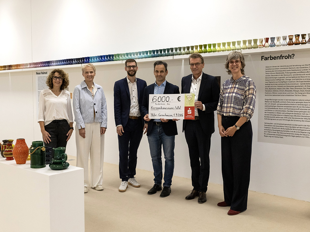 v.l.n.r.: Petra Noll, Kreisbeigeordnete Gabriele Wieland, Daniel M�ller, Marco Wei�er, Dr. Andreas Reingen, Dr. Nele van Wieringen (Fotoquelle: Nele van Wieringen)