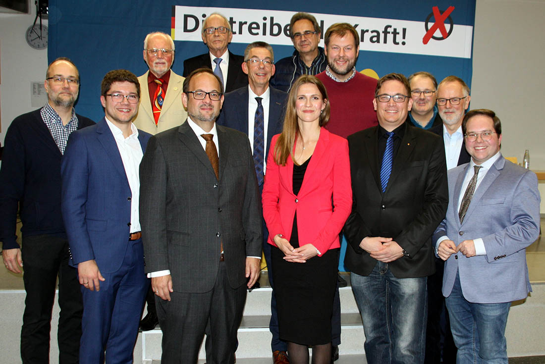 Das frisch gewhlte Vorstandsteam des CDU-Stadtverbandes Neuwied. Foto: CDU