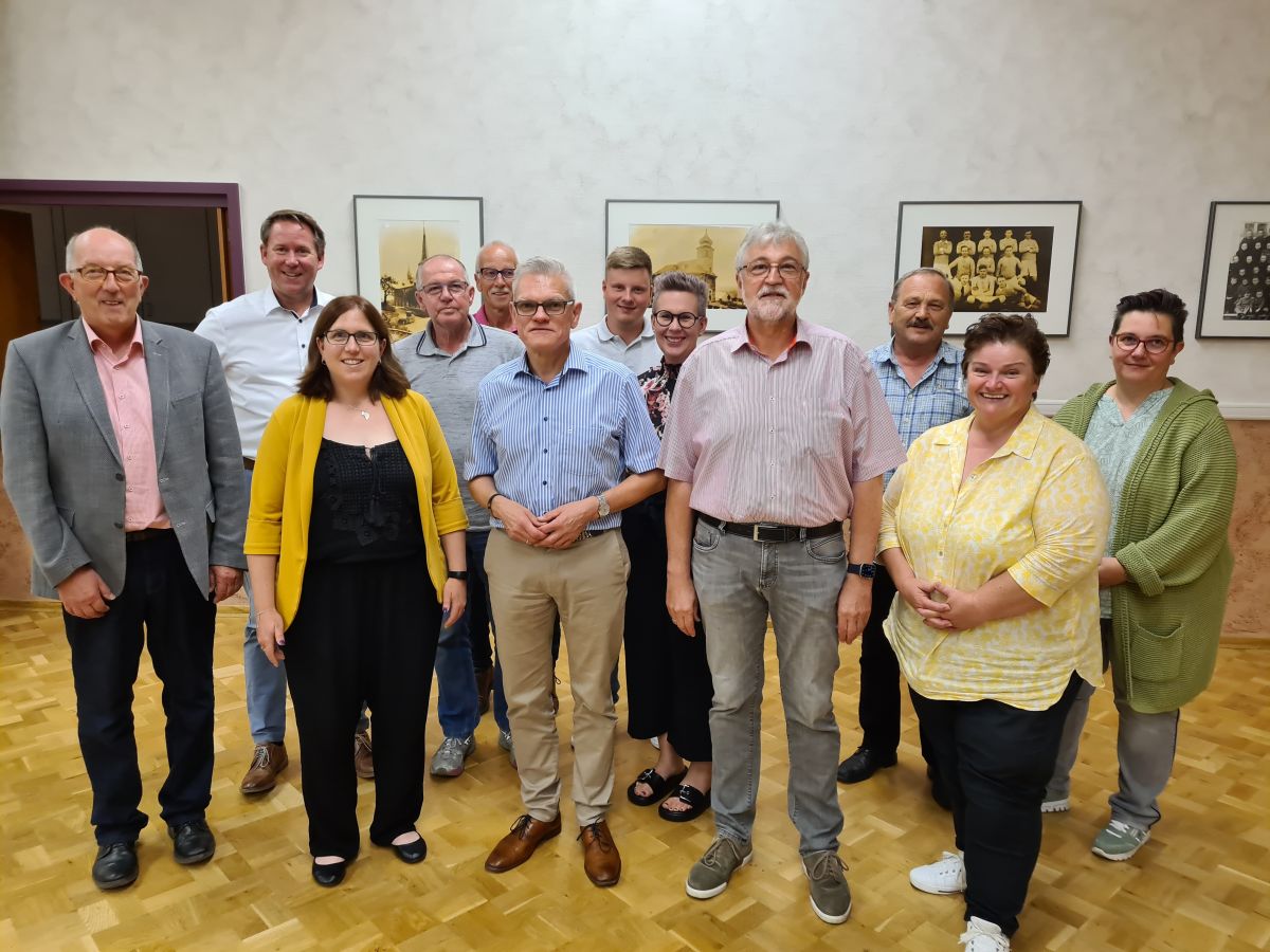 Gruppenbild am Rande der Mitgliederversammlung. (Foto: CDU-Gemeindeverband)