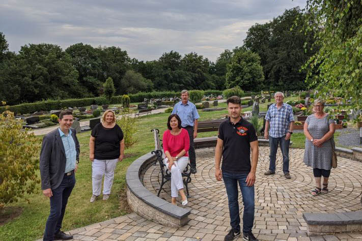 CDU-Treffen auf dem Friedhof. Foto: privat