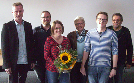 Uwe Geisinger, Thomas Panthel, Maria Gerhardus, Anneliese Hess, Philipp Werder und Georg Beck (von links). Foto: CDU