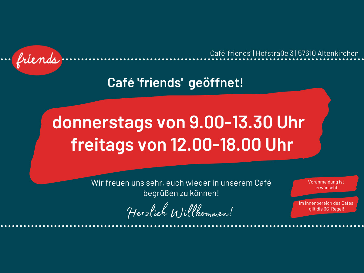 Die Friends of Jesus wrden sich freuen, Sie am Donnerstag, 21. Oktober, an ihrem Stand auf dem Wochenmarkt in Altenkirchen begren zu knnen. (Grafik: Privat)