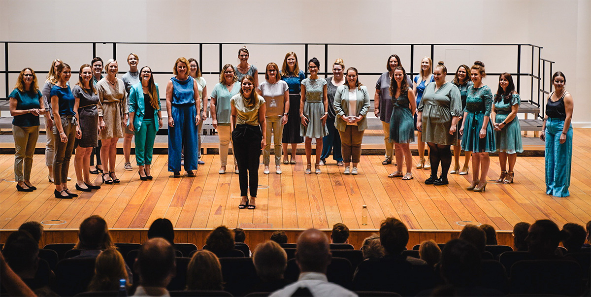 Im Orchesterhaus Dortmund stellte sich Encantada der hochkartigen Jury und hatte am Ende allen Grund zur Freude. (Foto: Encantada)