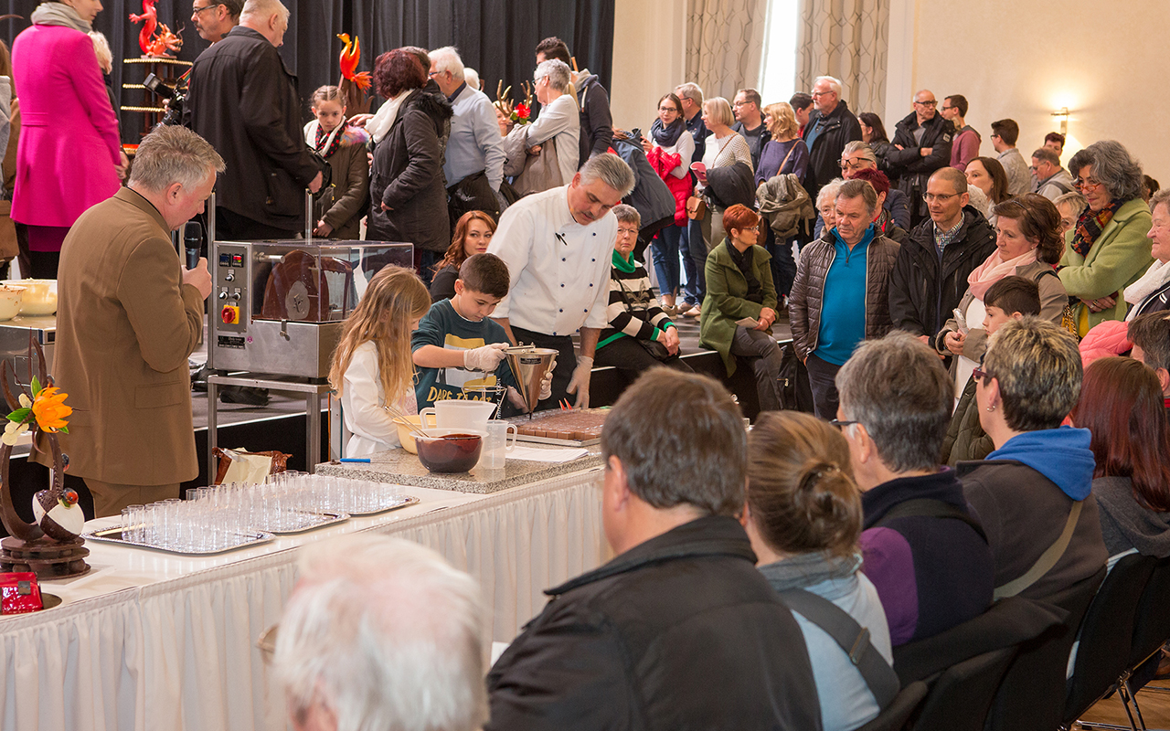 Das Programm des "Le Championnat du Chocolat  Coblence am 1. und 2. April verheit sowohl Gaumenschmaus als auch Augenschmaus. (Foto: Klaus Herzmann)