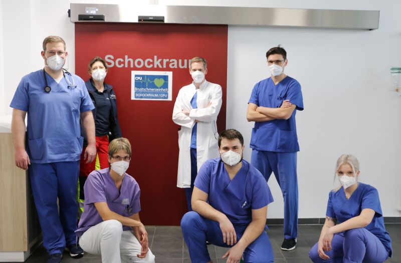 Chest Pain Unit Team. Fotos: Herz-Jesu-Krankenhaus Dernbach