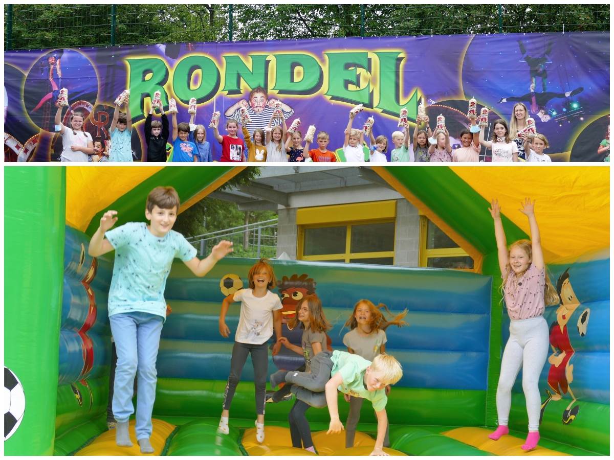 Zwei besondere Tage erlebten nun Kinder der Michael-Grundschule. Der Circus Rondel hatte fr viel Spa gesorgt. (Fotos: ma)