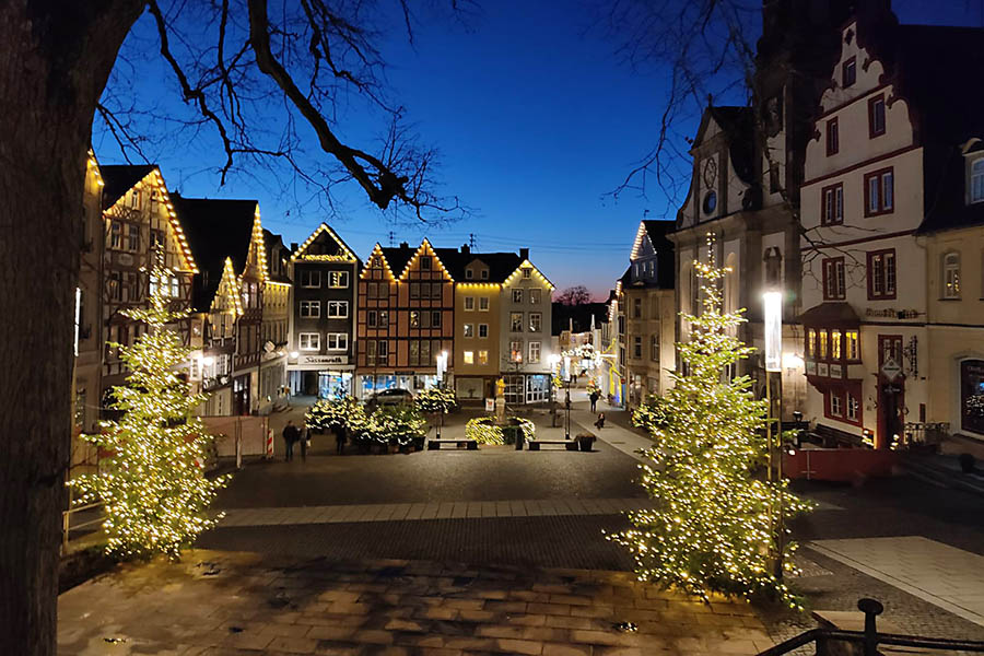 Hachenburg im weihnachtlichen Lichterglanz