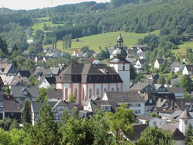 Blick auf den Ortskern von Daaden. Fotos: Verwaltung