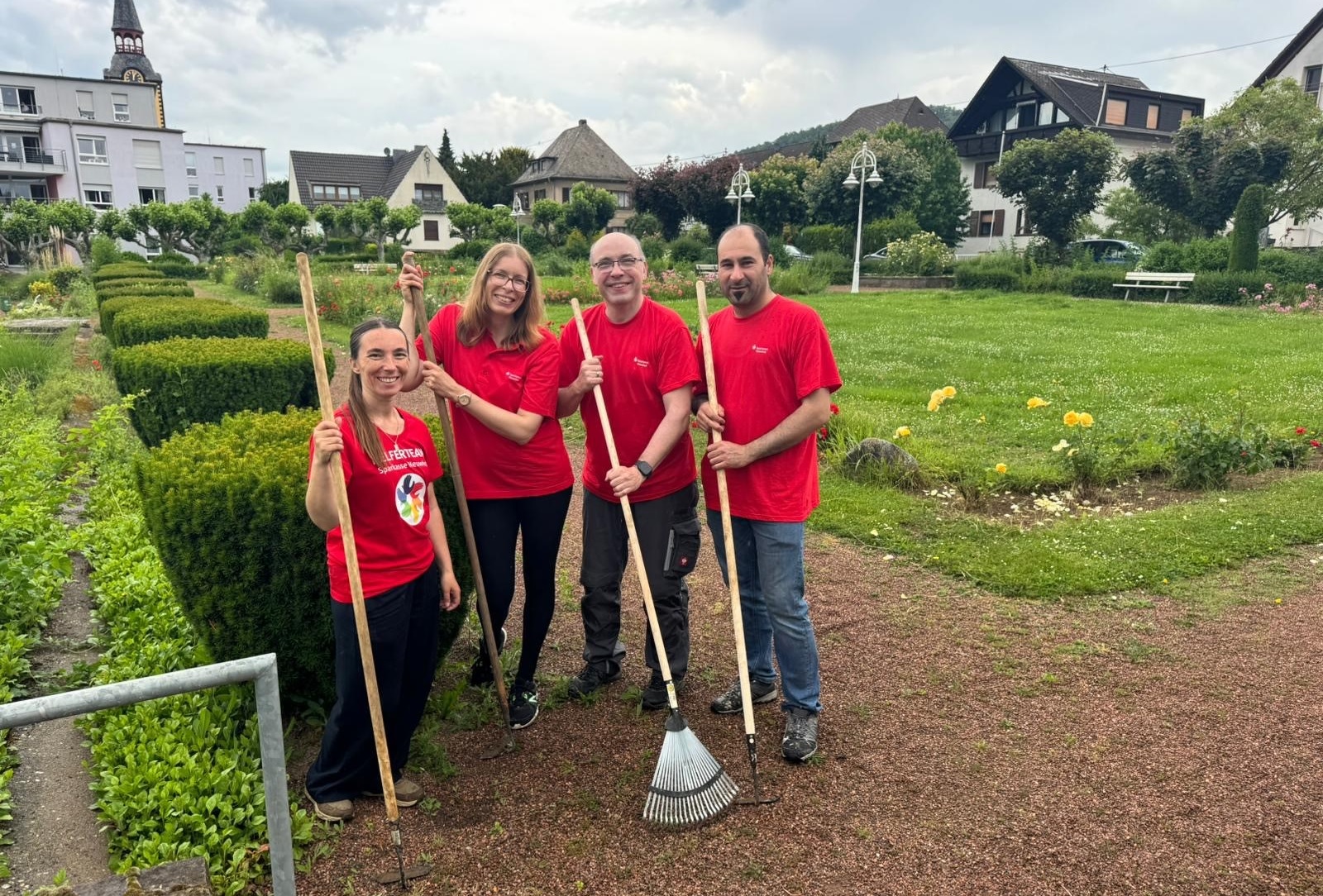 Das Helferteam in Bad H�nningen. (Quelle: Anke Krumbach)